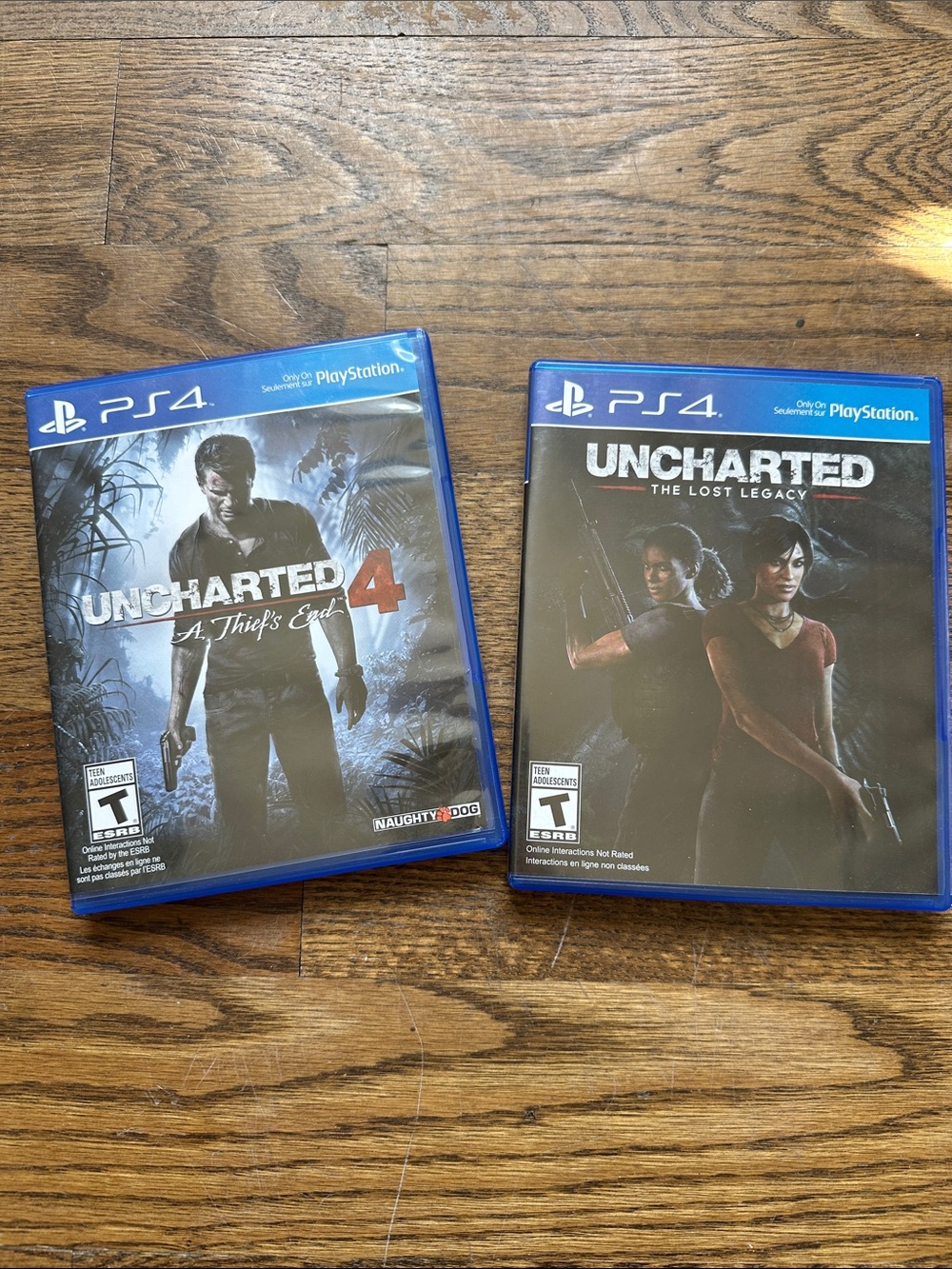 Sony PS4 Uncharted 4 & Uncharted: The Lost Legacy - Blue Cases
